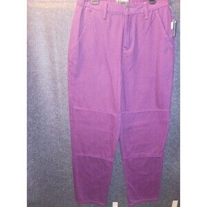 Bp + Wild Fang Utility Carpenter Jeans Pants Womens Size 4 Purple Red Maroon